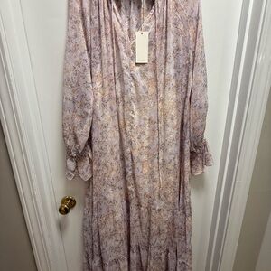 Floral Lavender Women's Dress-NWT